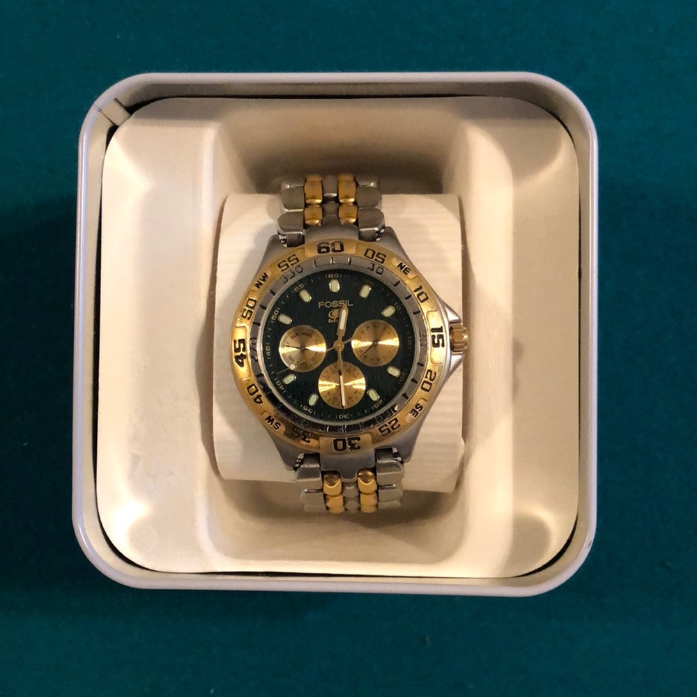 Metal Fossil Watch